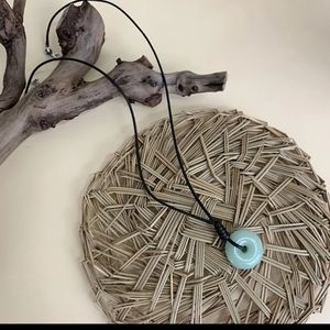 Nip light green jade necklace
